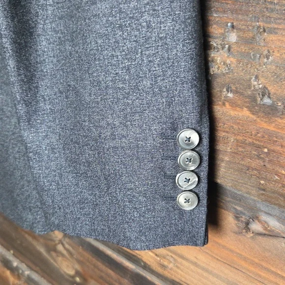 John Varvatos Men's Gray Blazer